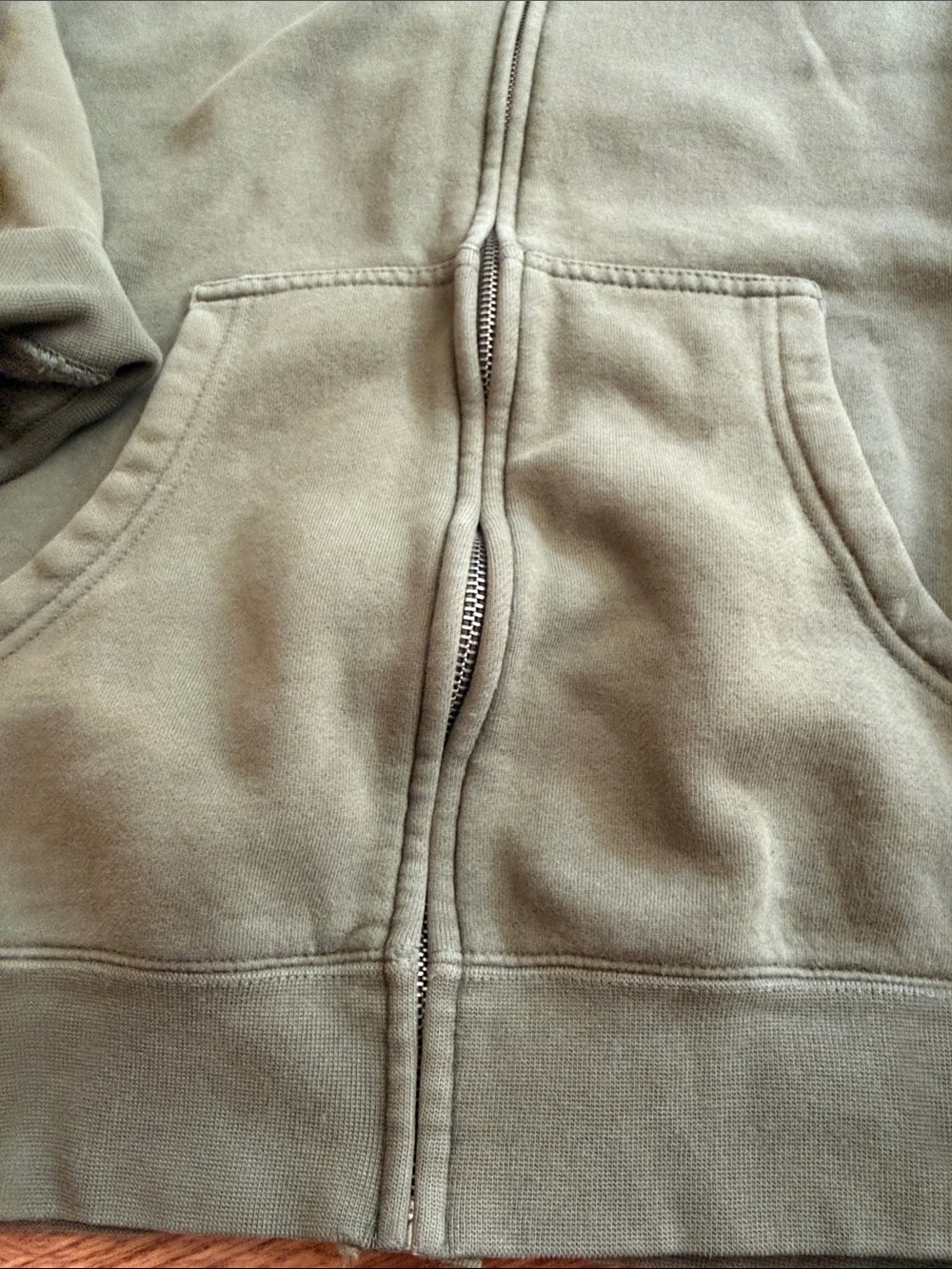 Santa Cruz Skateboards Olive Green Hoodie with Red & Yellow Logo - Picture 6 of 8